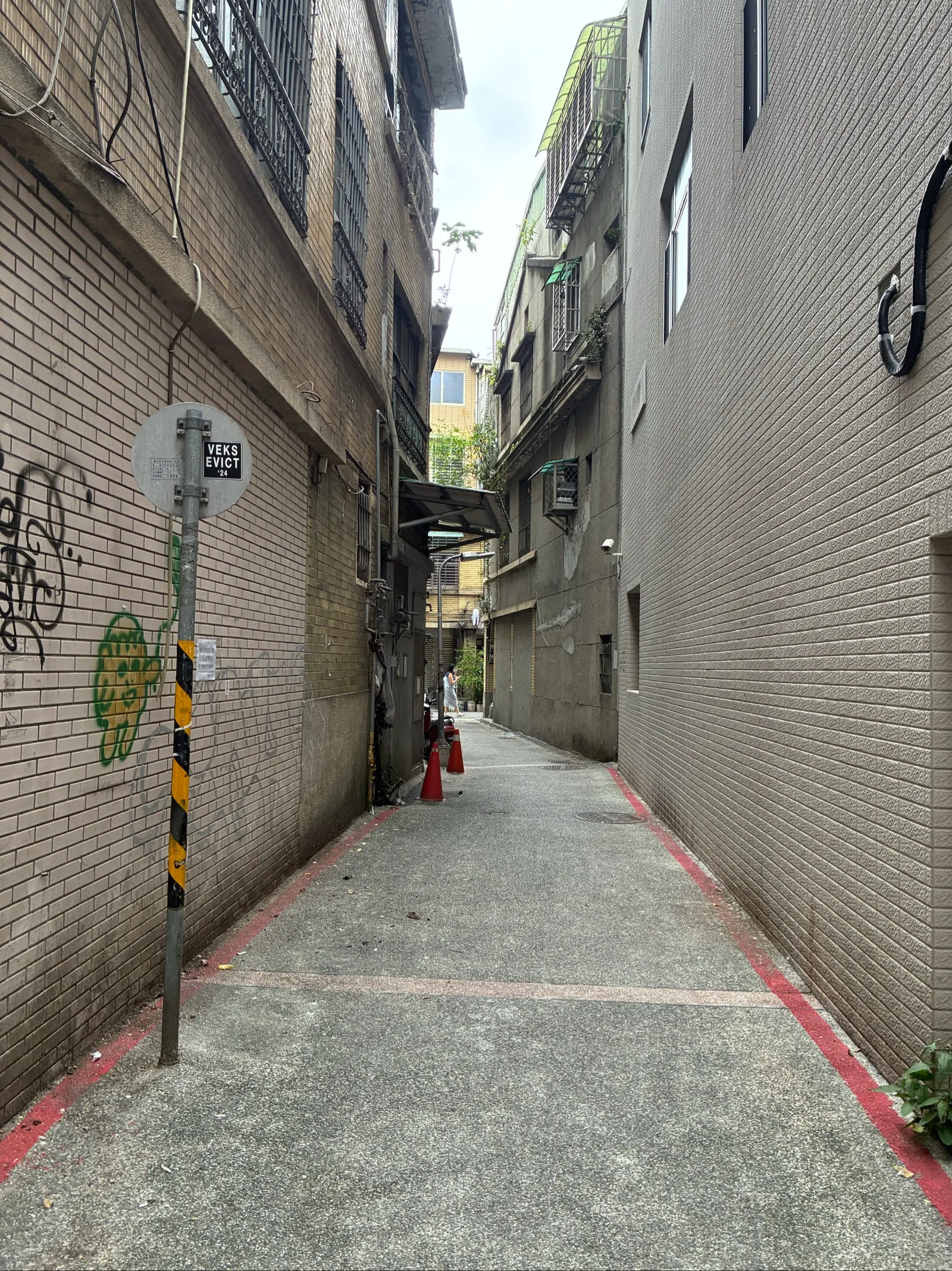 台北の裏路地