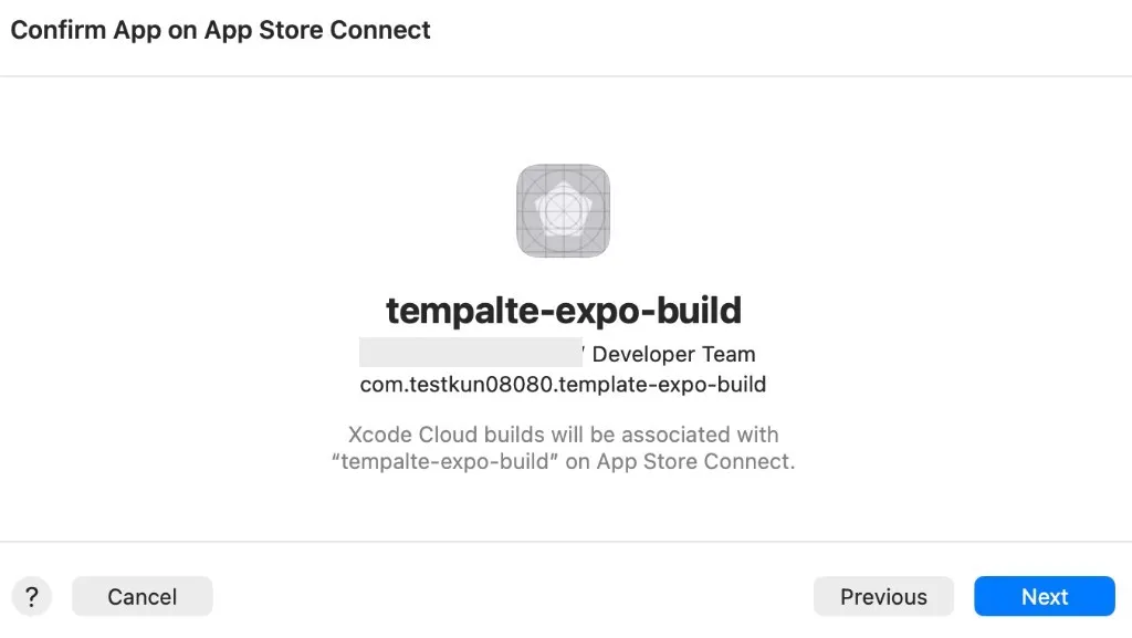Confirm App on App Store Connect